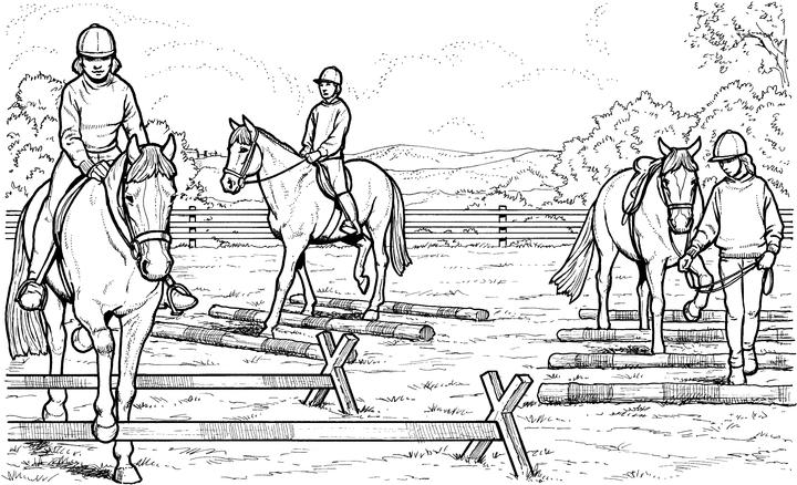 a herd horse coloring pages - photo #12