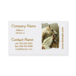 Gray Eventing Horse Business Cards