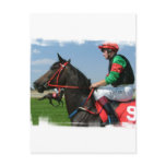 Jockey and Horse Postcard